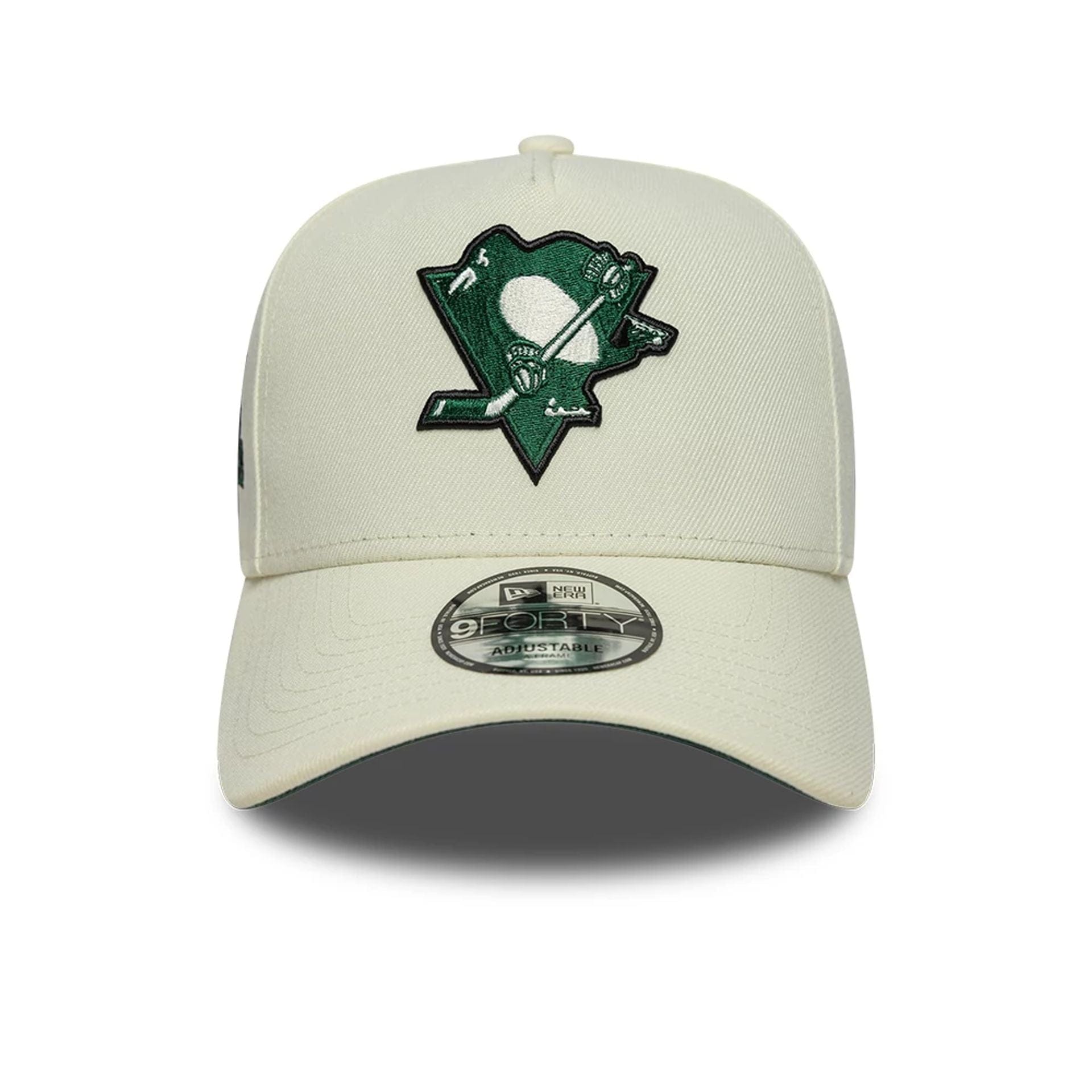 This is a Pittsburgh Penguins NHL Cream 9FORTY A-Frame Adjustable Cap 3