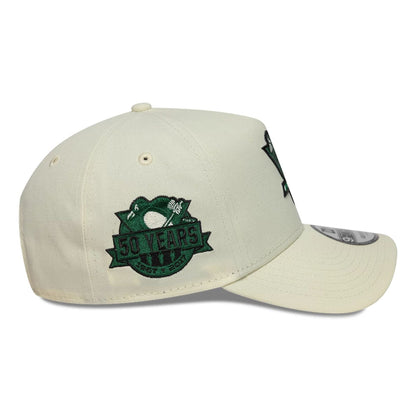 This is a Pittsburgh Penguins NHL Cream 9FORTY A-Frame Adjustable Cap 5