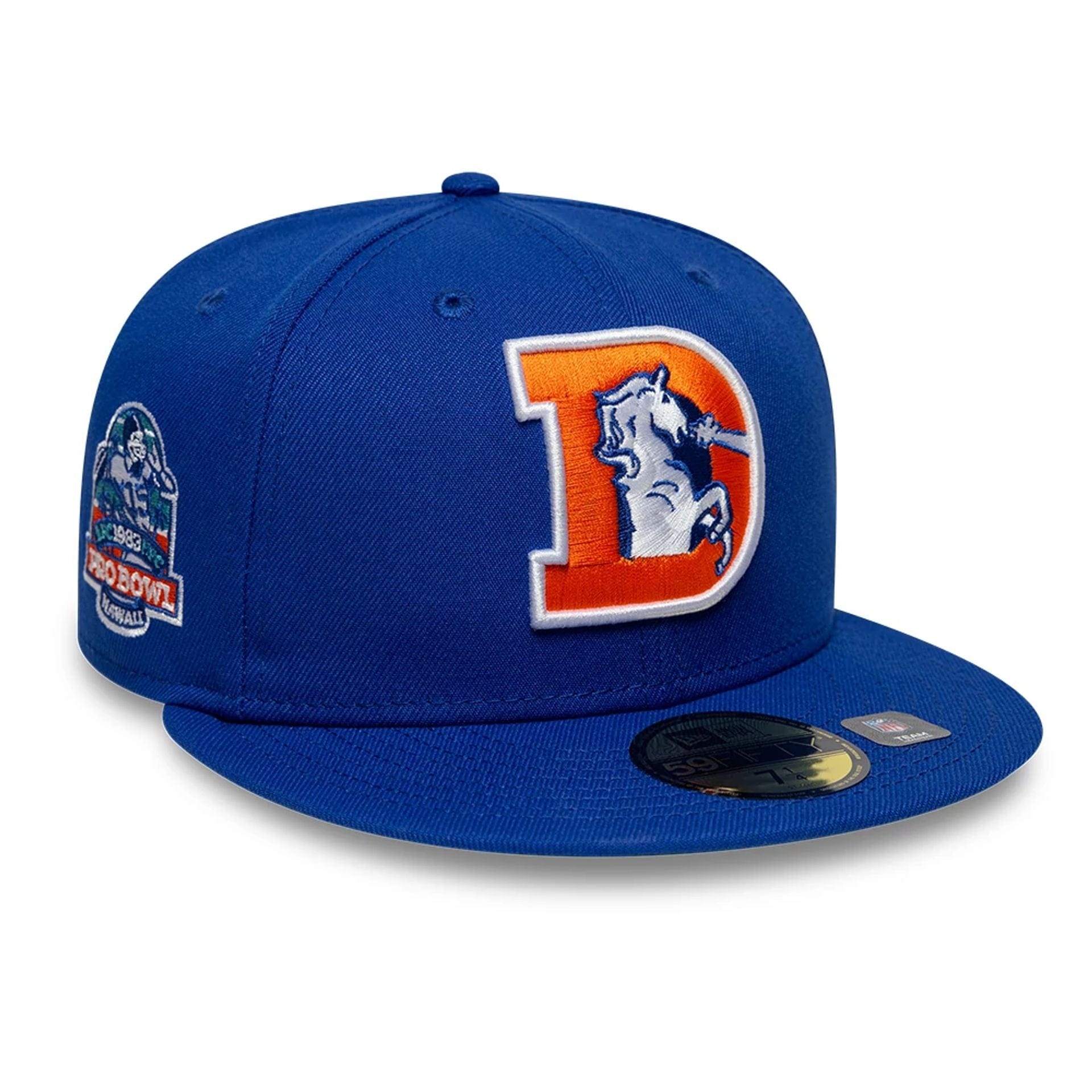 This is a Denver Broncos NFL Blue 59FIFTY Fitted Cap 1