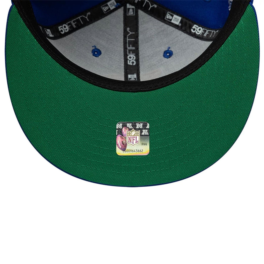 This is a Denver Broncos NFL Blue 59FIFTY Fitted Cap 2