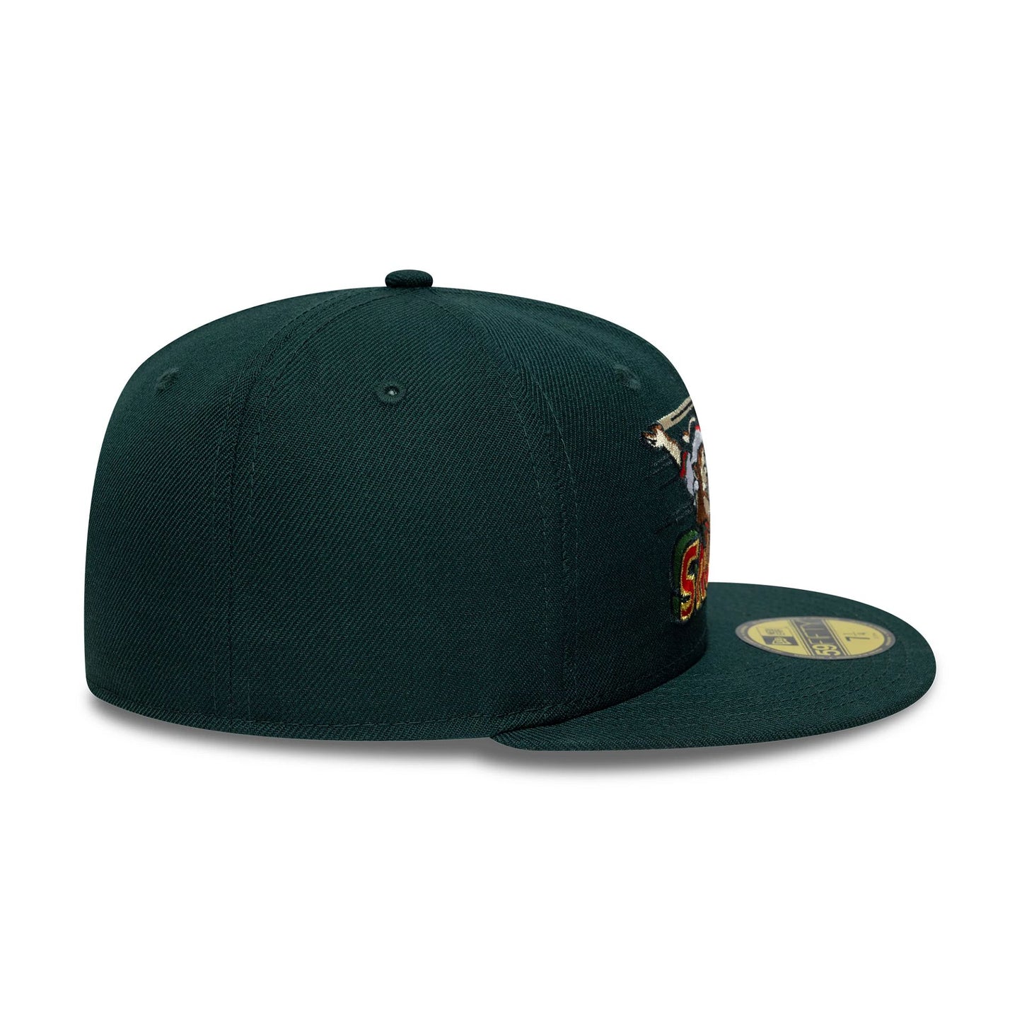 This is a Buffalo Bisons MiLB Upside Down Dark Green 59FIFTY Fitted Cap 6