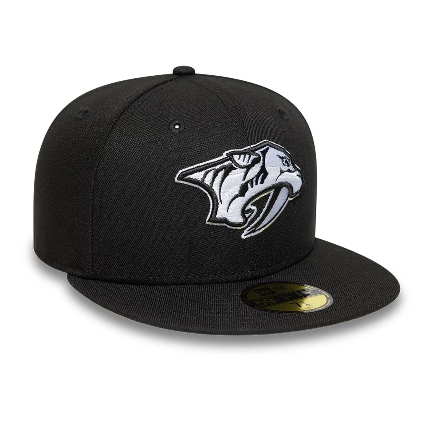 This is a Nashville Predators NHL Black 59FIFTY Fitted Cap 4