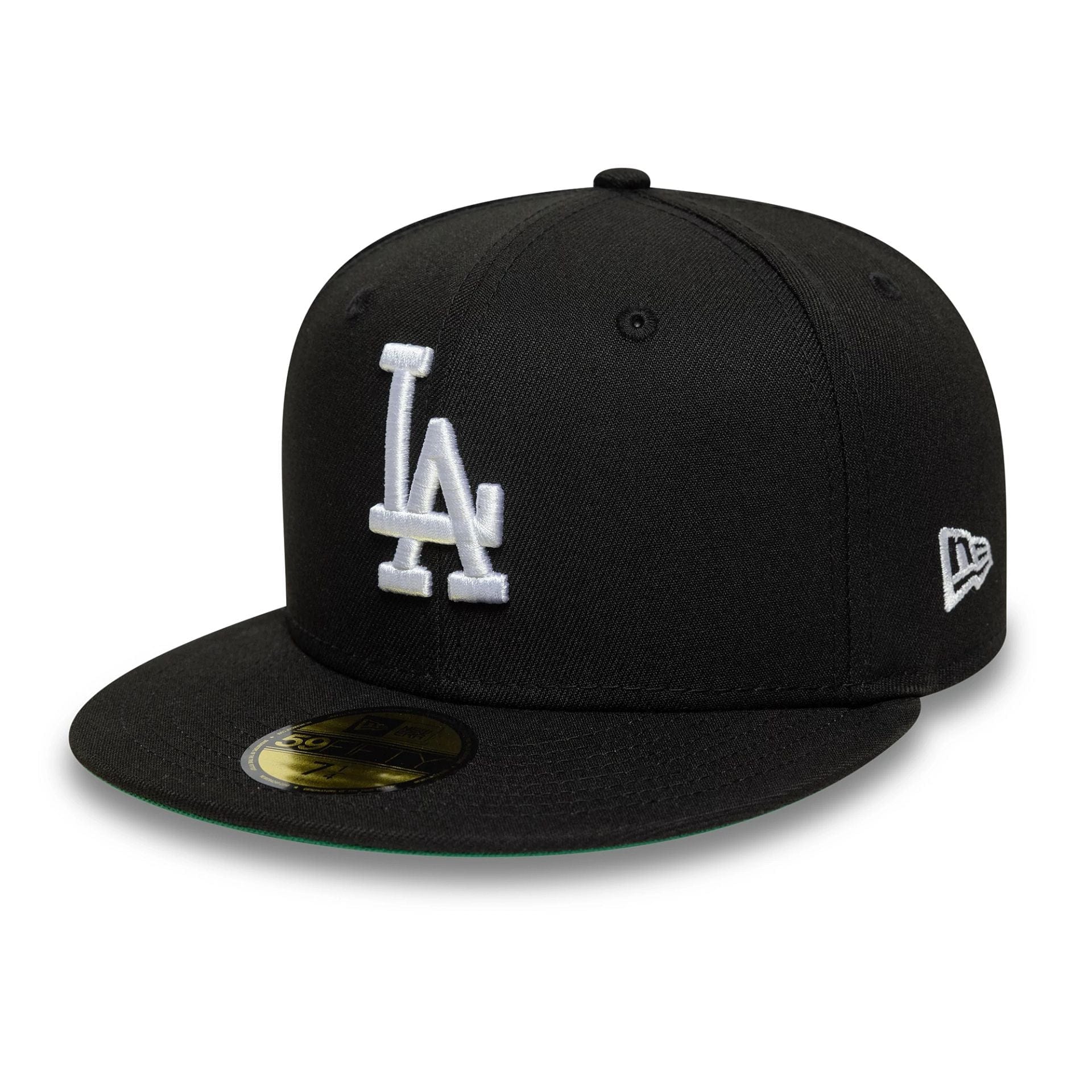This is a LA Dodgers MLB Black 59FIFTY Fitted Cap 1