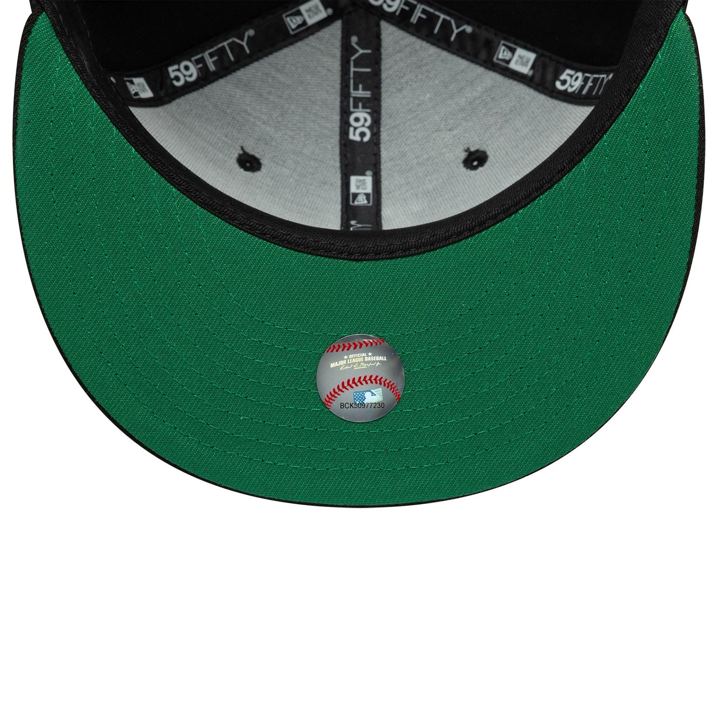 This is a LA Dodgers MLB Black 59FIFTY Fitted Cap 2
