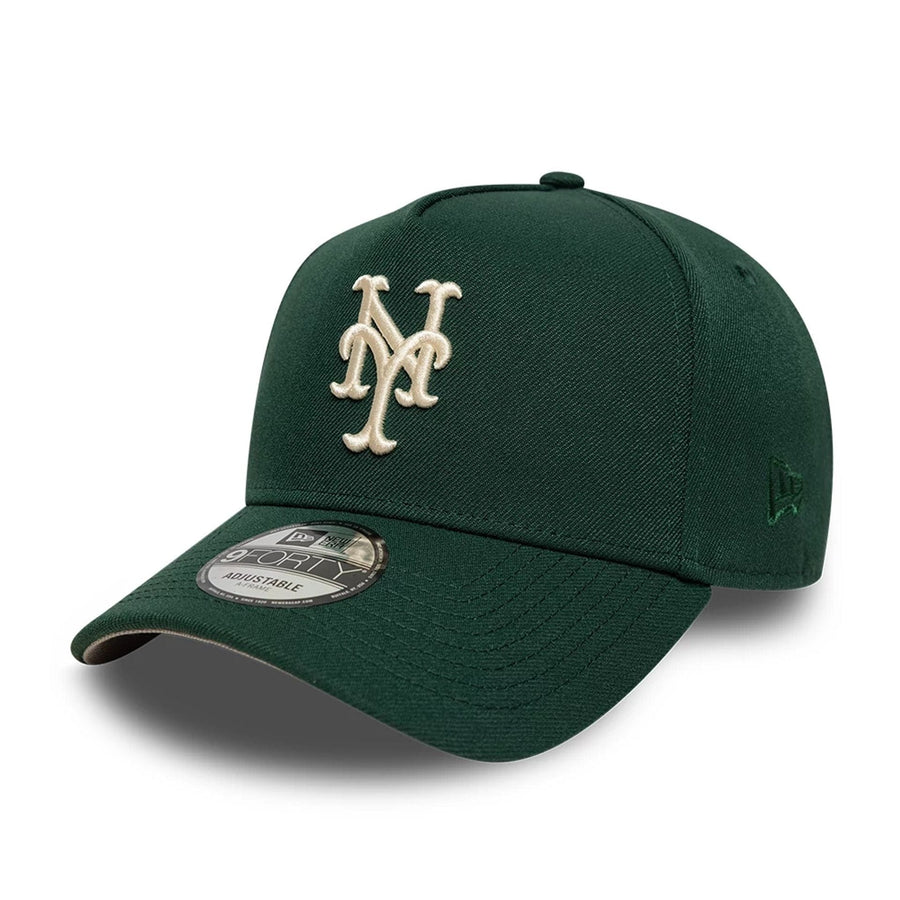 This is a New York Mets MLB Dark Green 9FORTY A-Frame Adjustable Cap 1
