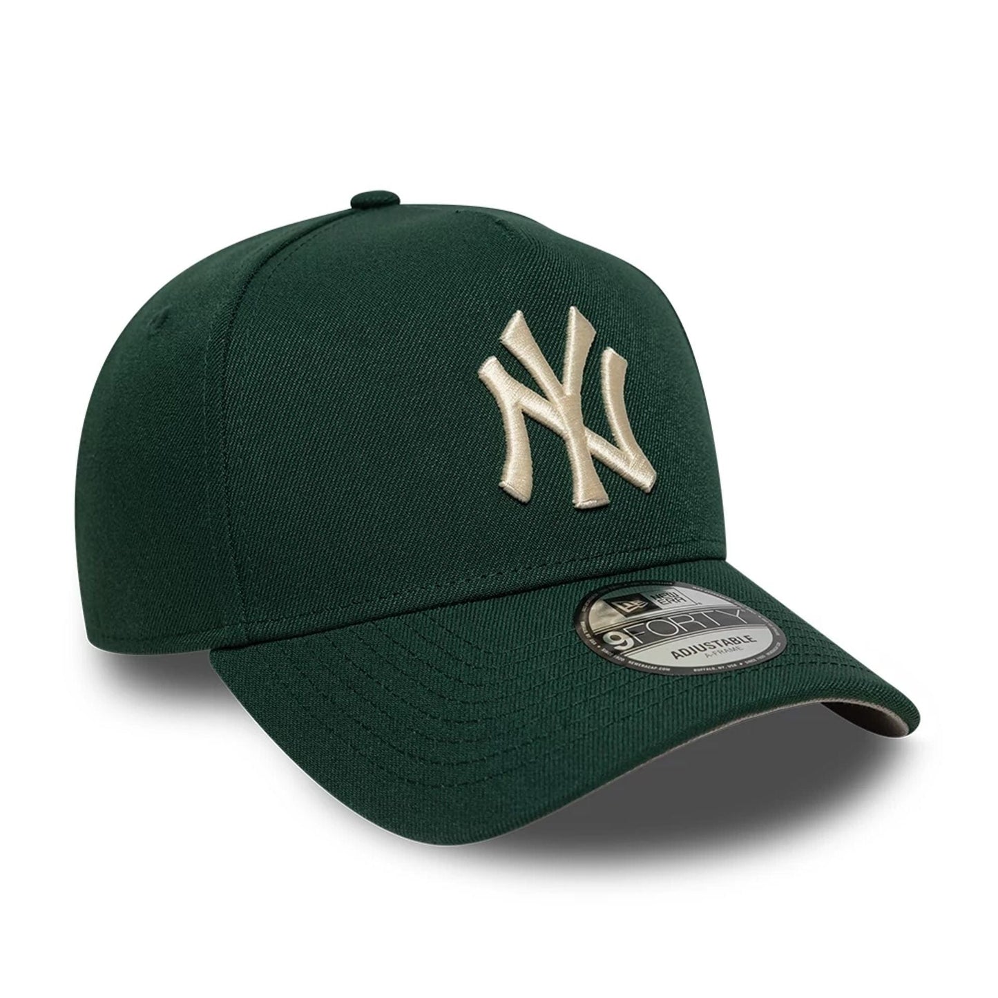 This is a New York Yankees MLB Dark Green 9FORTY A-Frame Adjustable Cap 4