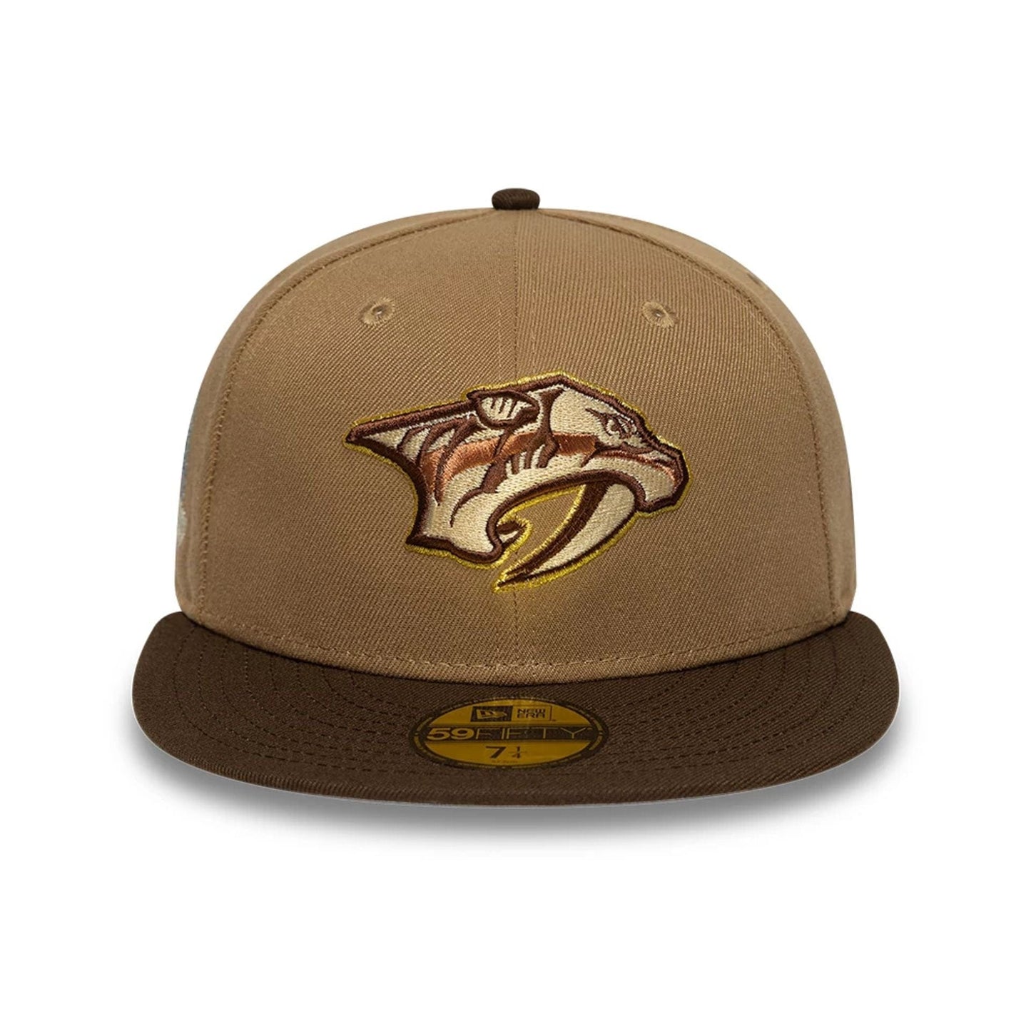 This is a Nashville Predators NHL Beige 59FIFTY Fitted Cap 3
