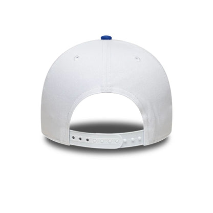 This is a New York Knicks NBA White 9FORTY A-Frame Adjustable Cap 7