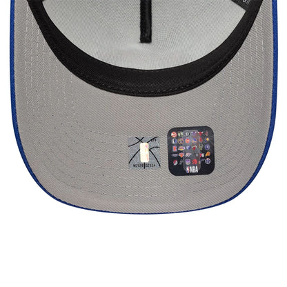 This is a New York Knicks NBA White 9FORTY A-Frame Adjustable Cap 2