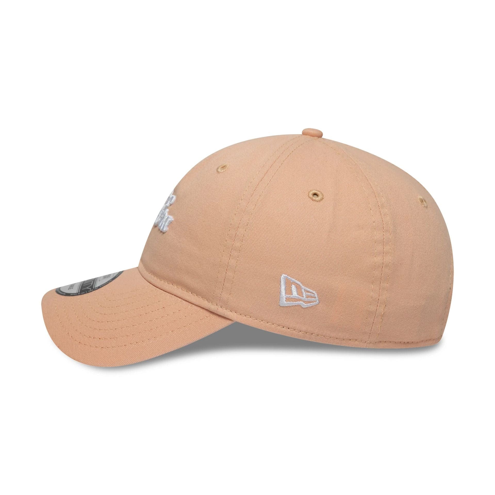 This is a New Era Heritage Script Pink 9TWENTY Adjustable Cap 4
