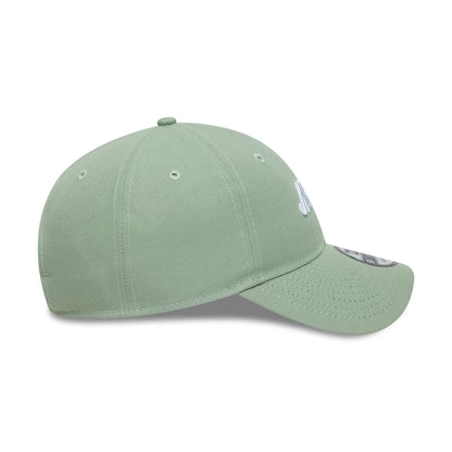 This is a New Era Heritage Script Green 9TWENTY Adjustable Cap 5