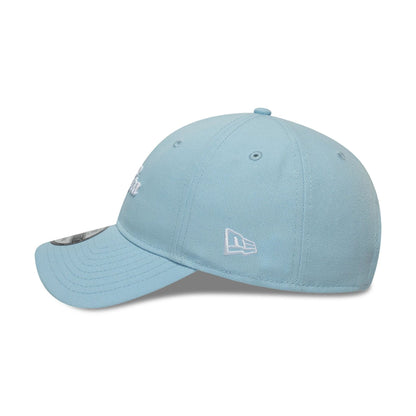 This is a New Era Heritage Script Blue 9TWENTY Adjustable Cap 4