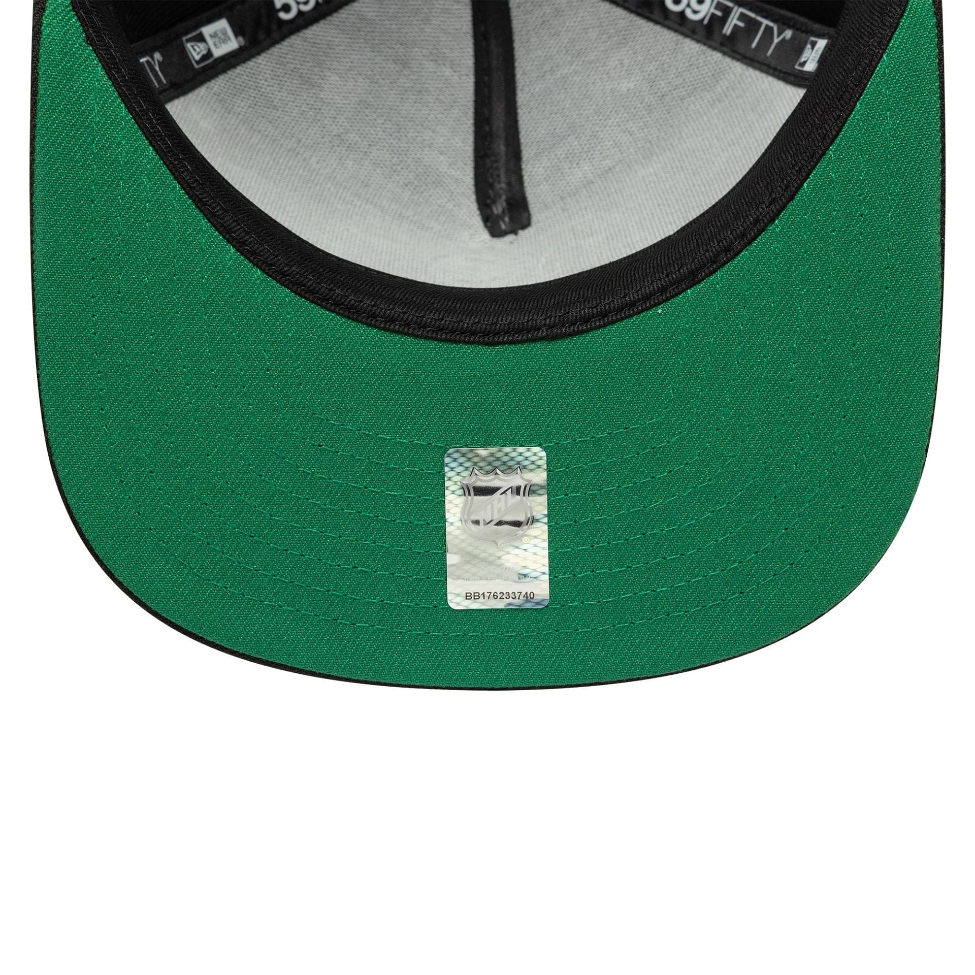 This is a Anaheim Ducks Flat Black 59FIFTY A-Frame Fitted Cap 2