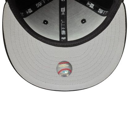 This is a LA Dodgers MLB Spider Black 59FIFTY Fitted Cap 2