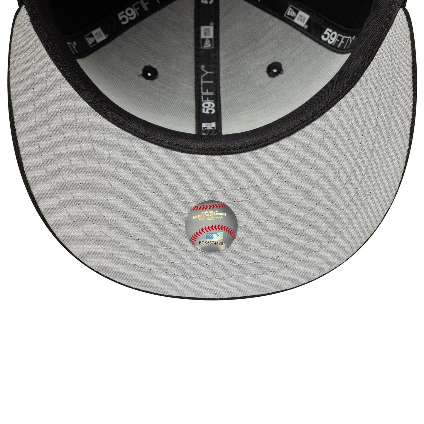 This is a LA Dodgers MLB Spider Black 59FIFTY Fitted Cap 2