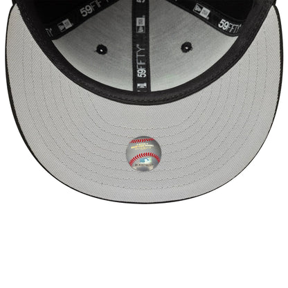 This is a LA Dodgers MLB Spider Black 59FIFTY Fitted Cap 2