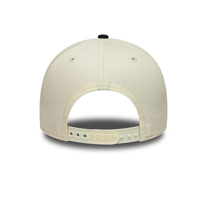 Pictured is this MLB Kanji LA Dodgers 9FORTY A-Frame Adjustable cap in cream & black. 6