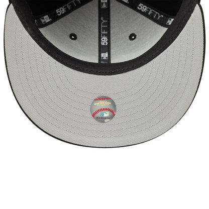 This is a Chicago White Sox MLB Spider Black 59FIFTY Fitted Cap 2