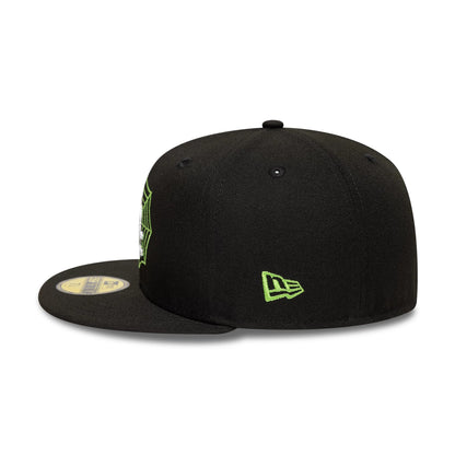 This is a Chicago White Sox MLB Spider Black 59FIFTY Fitted Cap 5