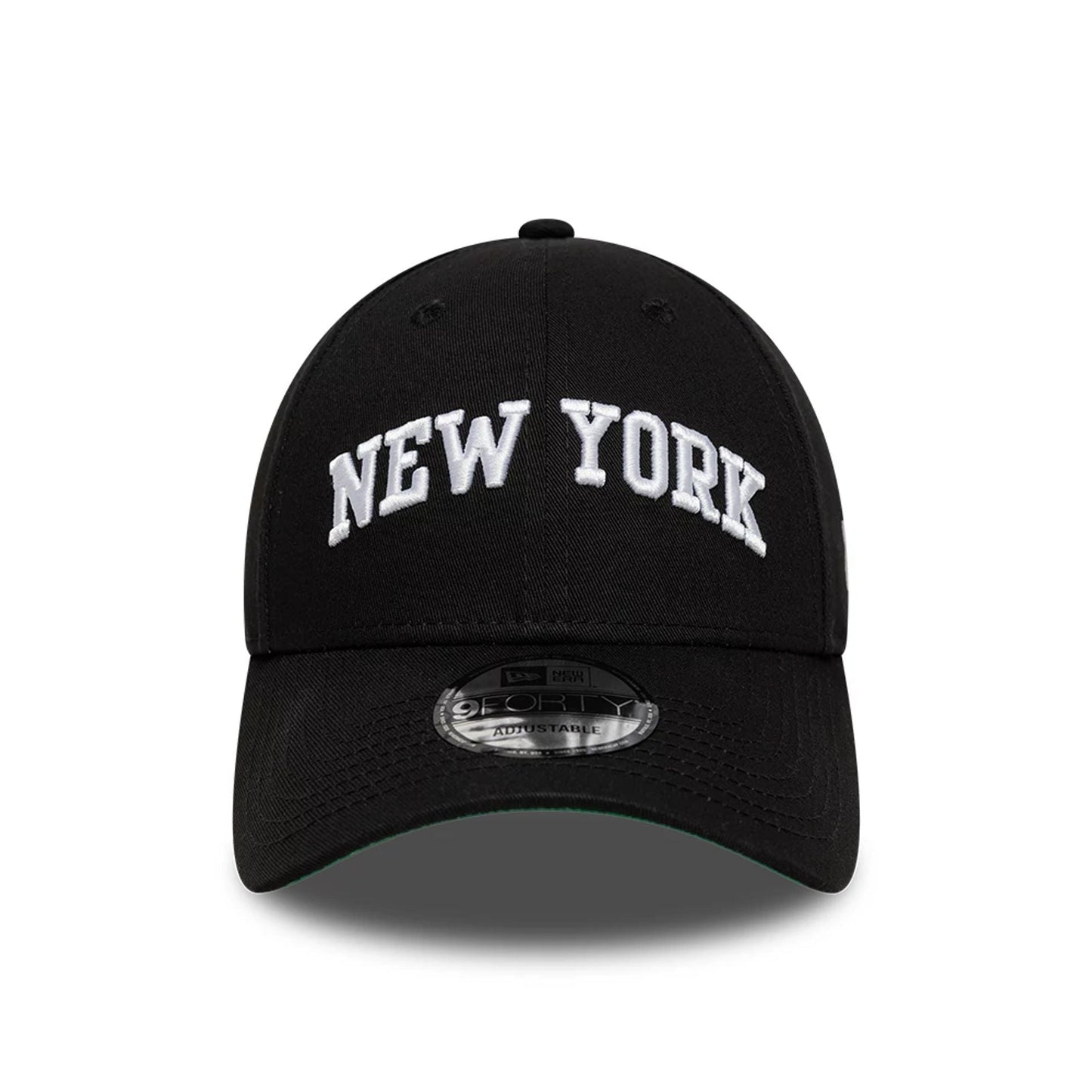 This is a New Era New York Black 9FORTY Adjustable Cap 3