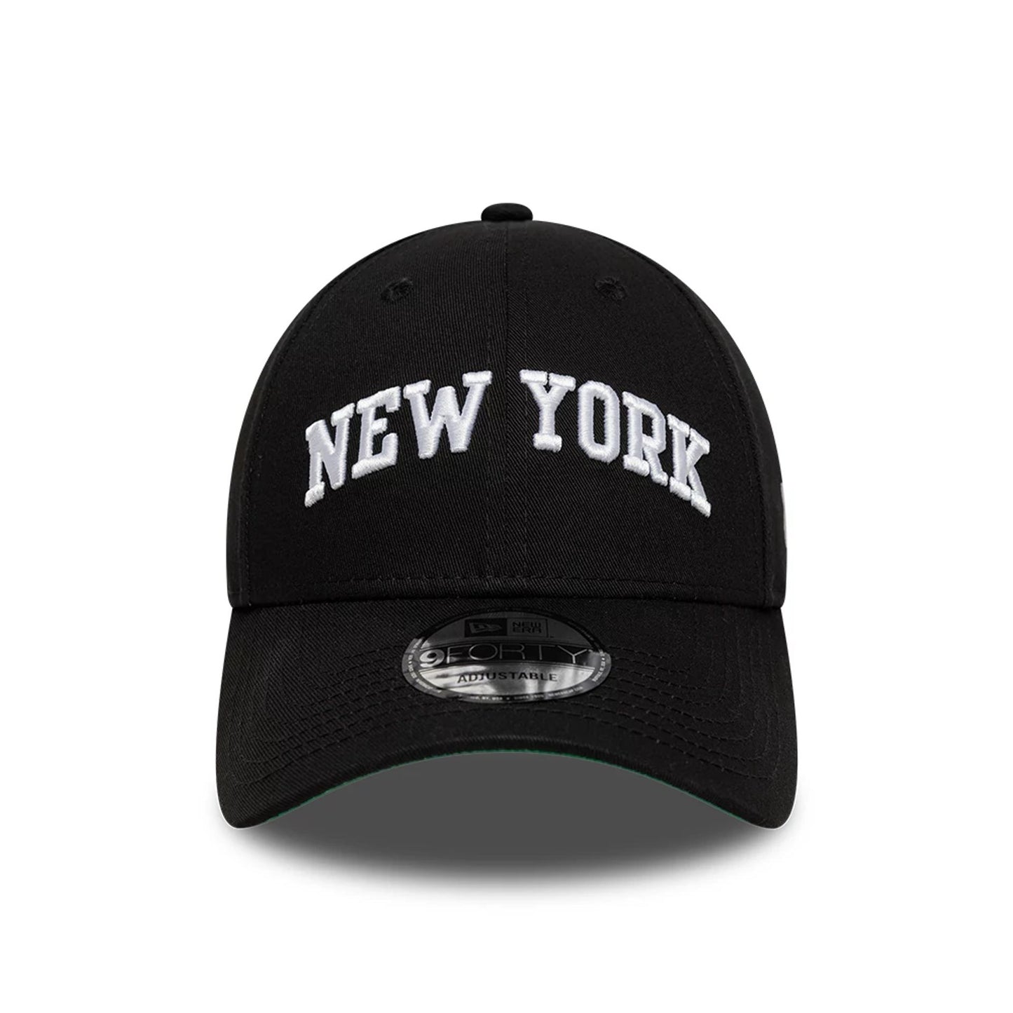 This is a New Era New York Black 9FORTY Adjustable Cap 3
