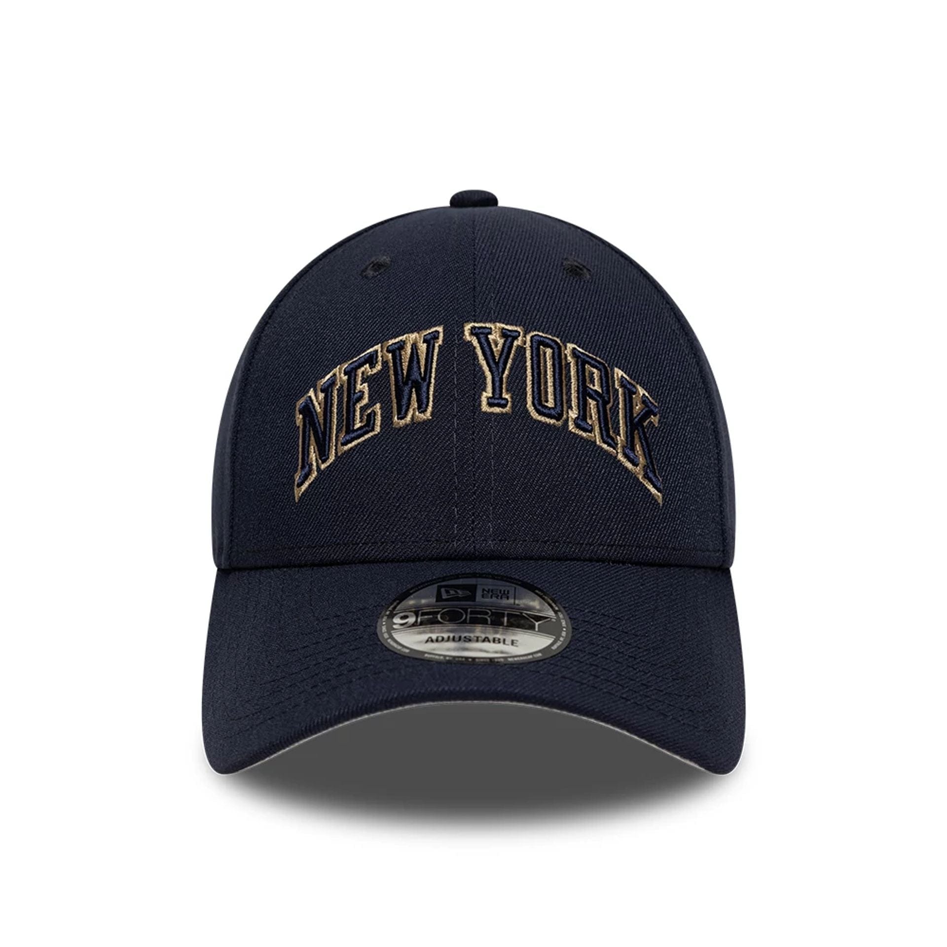 This is a New Era New York Navy 9FORTY A-Frame Trucker Adjustable Cap 3