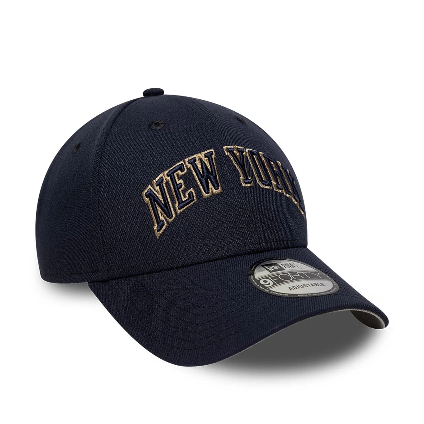 This is a New Era New York Navy 9FORTY A-Frame Trucker Adjustable Cap 4