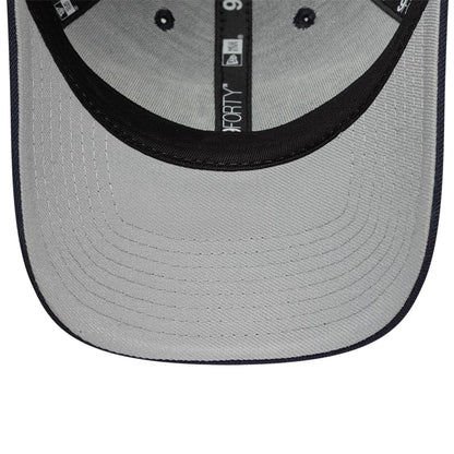 This is a New Era New York Navy 9FORTY A-Frame Trucker Adjustable Cap 2