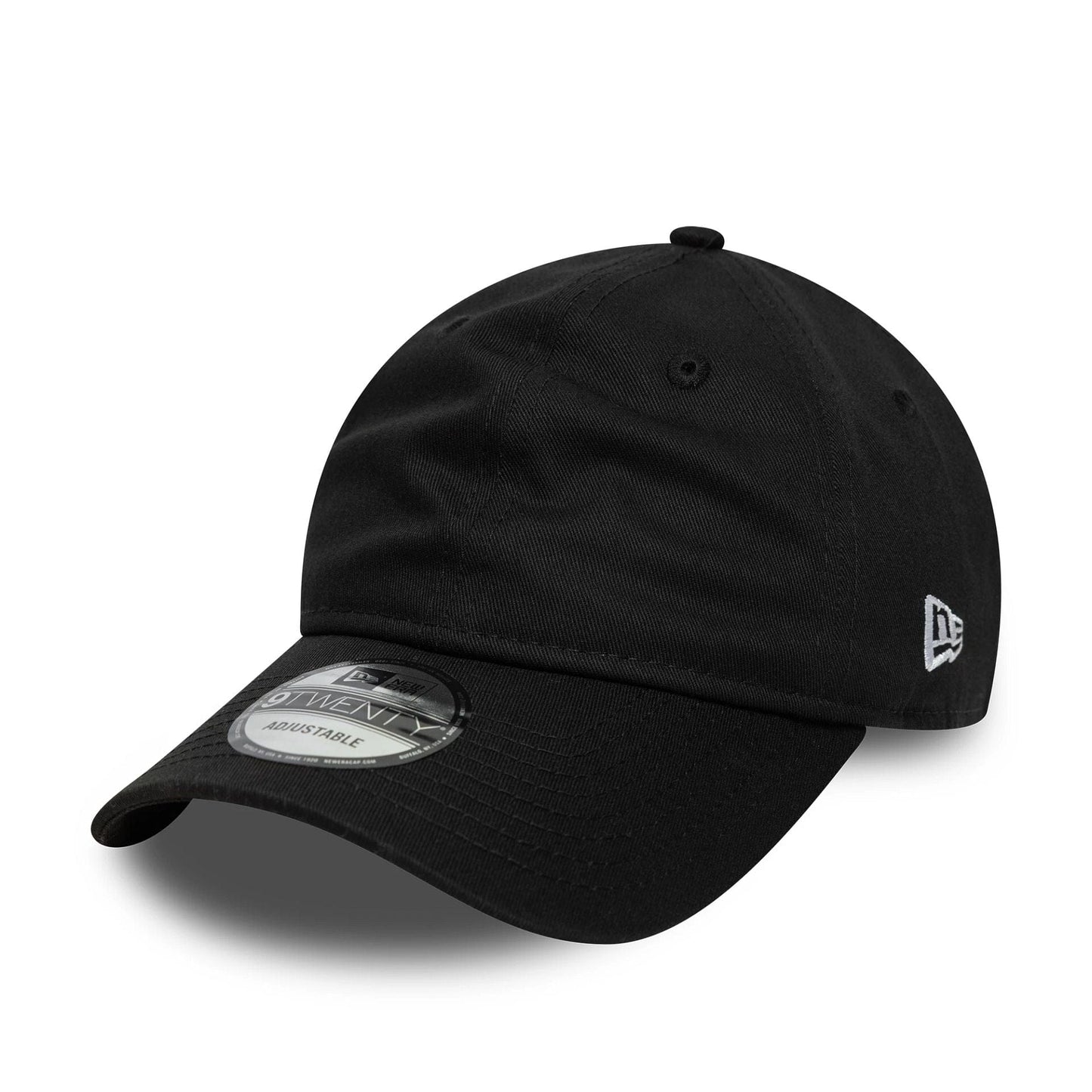 This is a New Era Black 9TWENTY Adjustable Cap 1