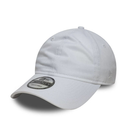 This is a New Era White 9TWENTY Adjustable Cap 1
