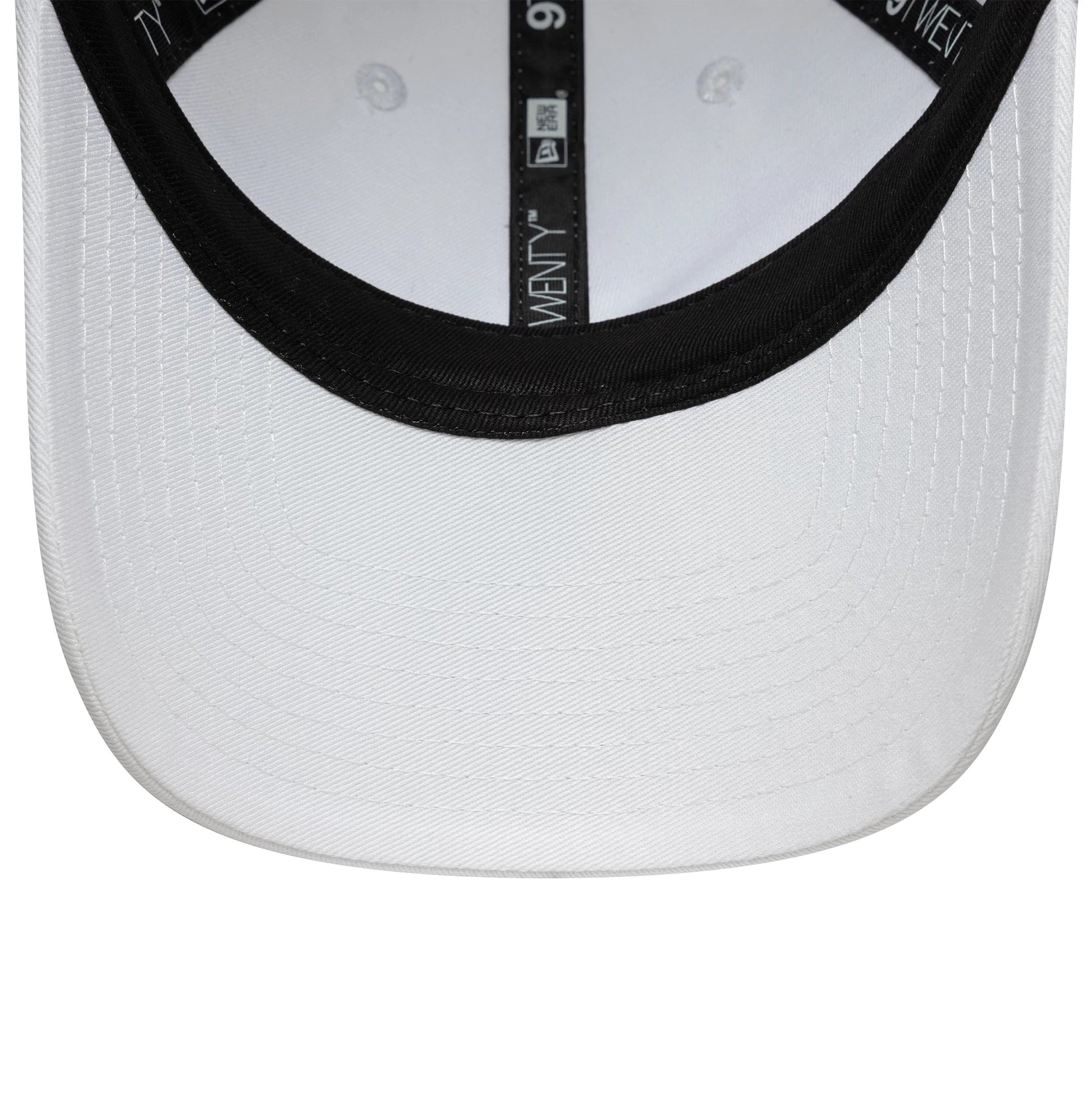 This is a New Era White 9TWENTY Adjustable Cap 7