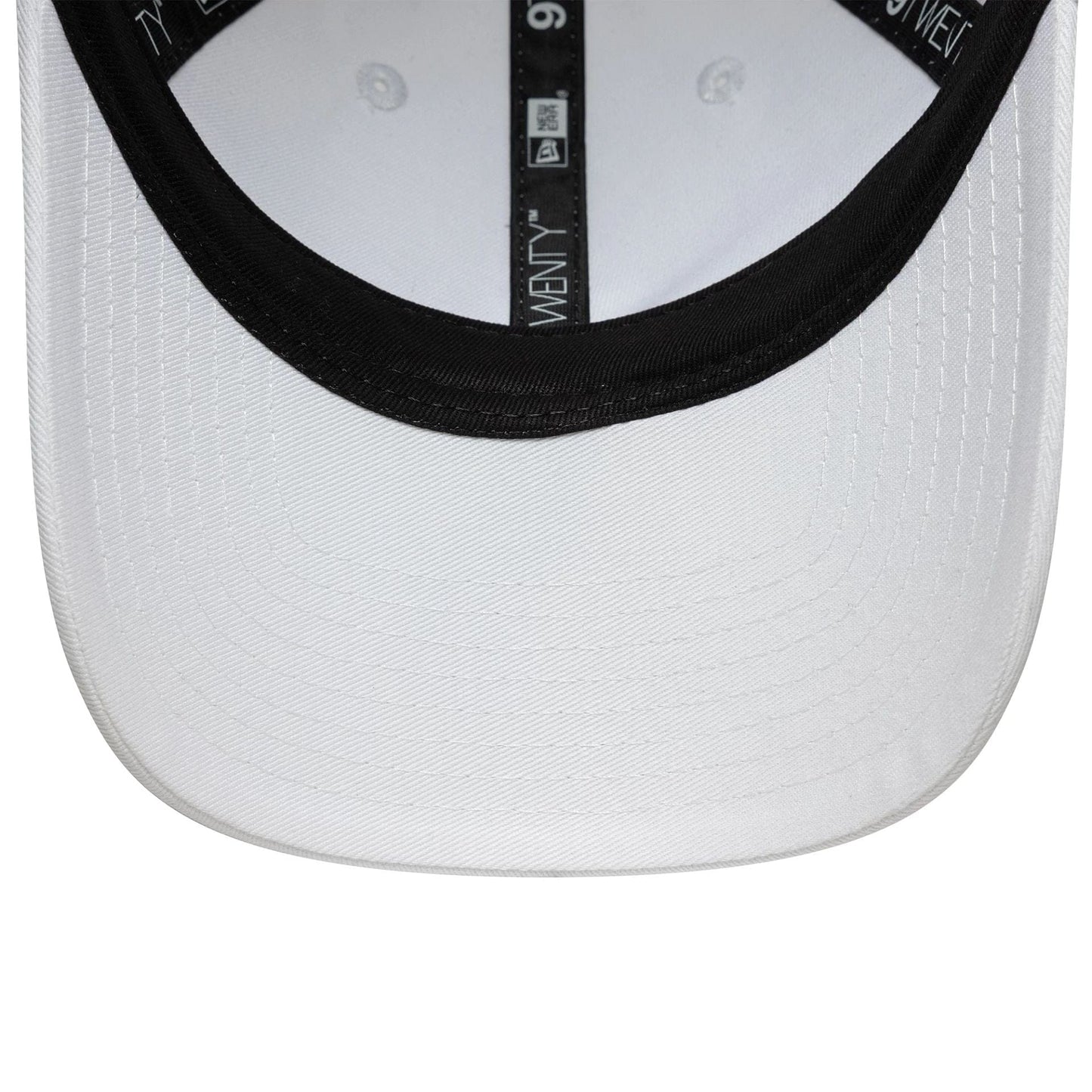 This is a New Era White 9TWENTY Adjustable Cap 7