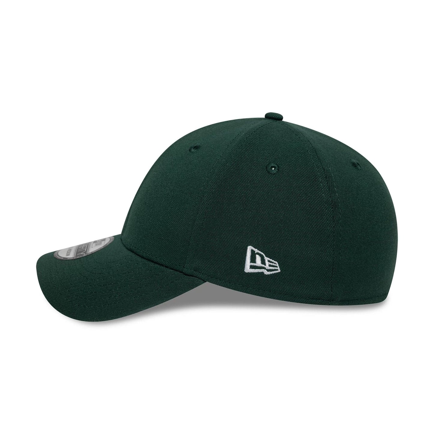 This is a New Era Dark Green 39THIRTY Stretch Fit Cap 4