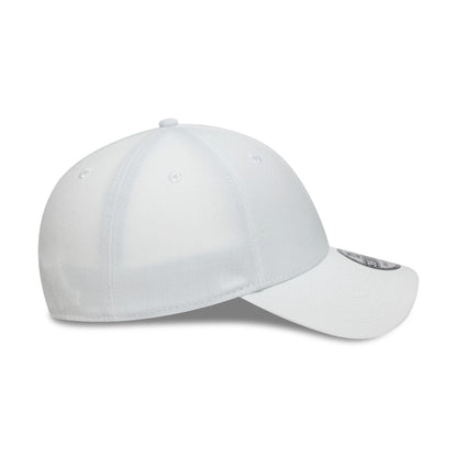 This is a New Era White 39THIRTY Stretch Fit Cap 5