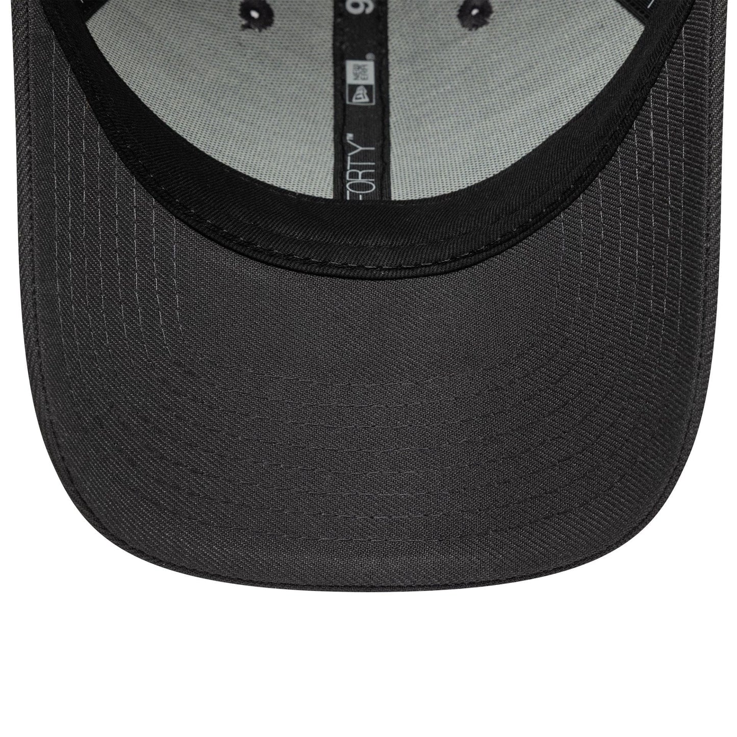 This is a New Era Grey 9FORTY Trucker Adjustable Cap 7