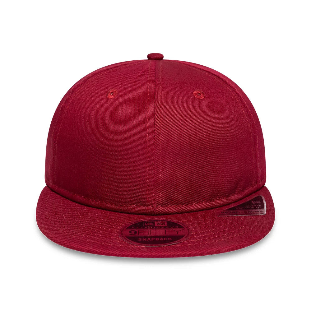 This is a New Era Red Retro Crown 9FIFTY Snapback Adjustable Cap 2