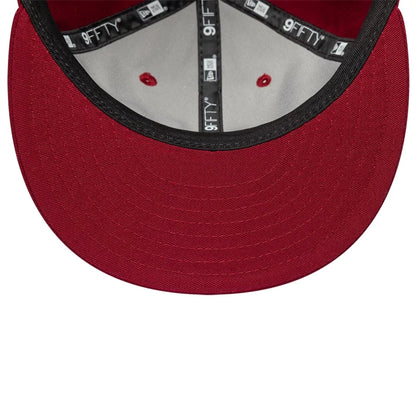 This is a New Era Red Retro Crown 9FIFTY Snapback Adjustable Cap 7