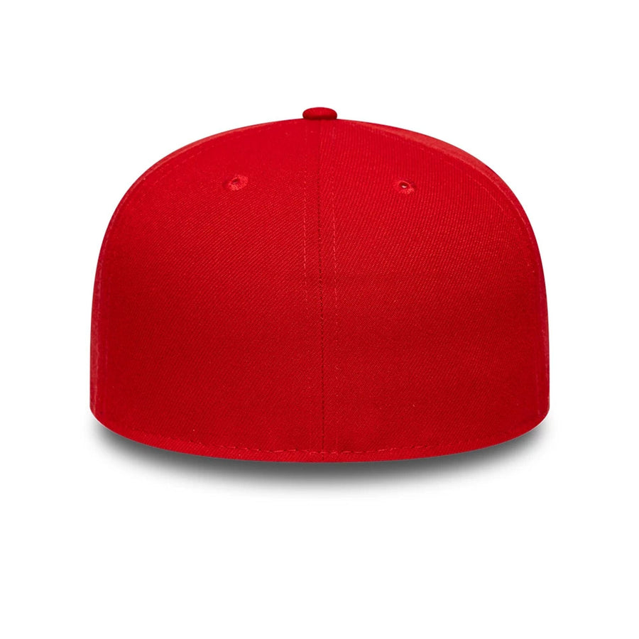 This is a New Era Red 59FIFTY Fitted Cap 7