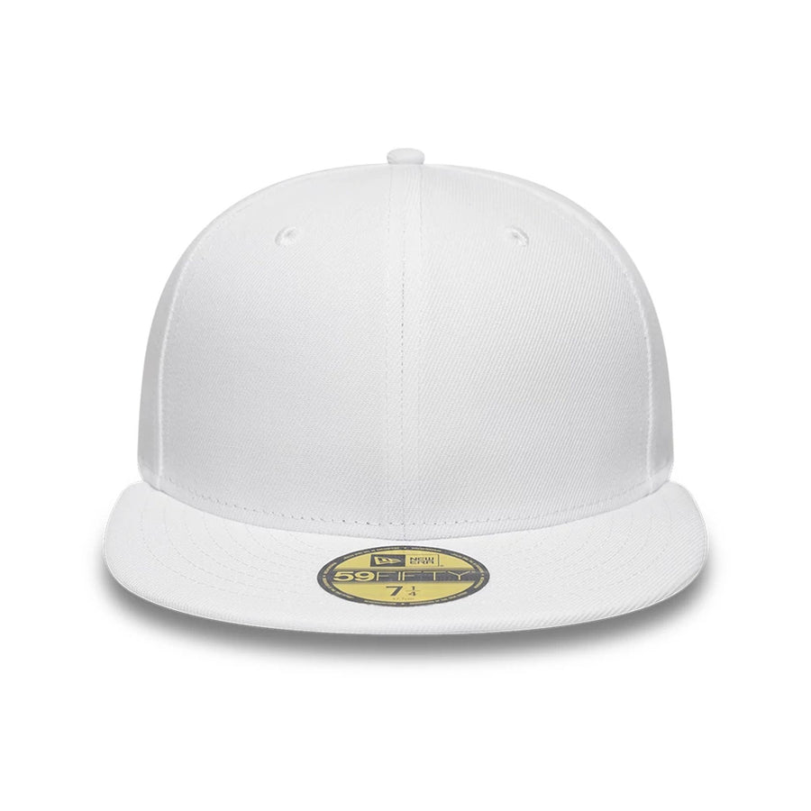 This is a New Era White 59FIFTY Fitted Cap 2