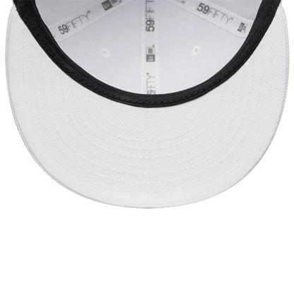This is a New Era White 59FIFTY Fitted Cap 7