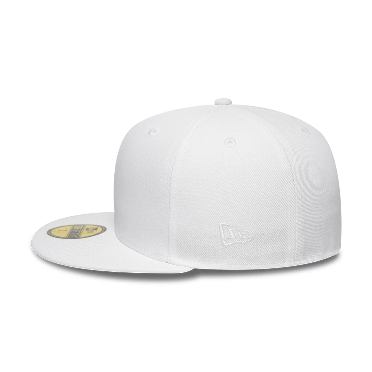 This is a New Era White 59FIFTY Fitted Cap 4