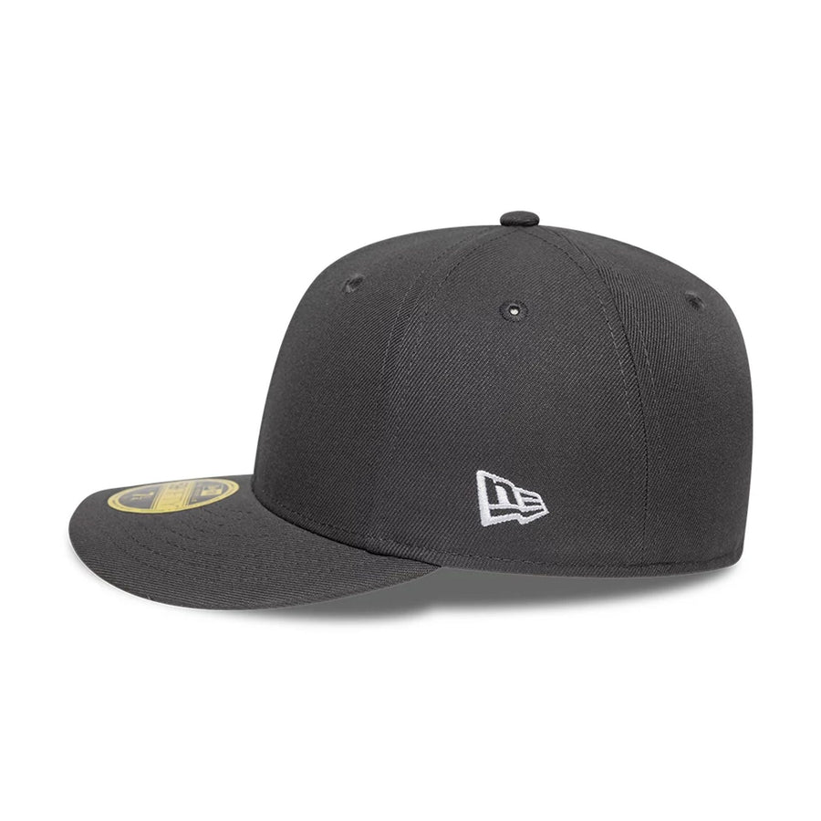 This is a New Era Grey Low Profile 59FIFTY Fitted Cap 4
