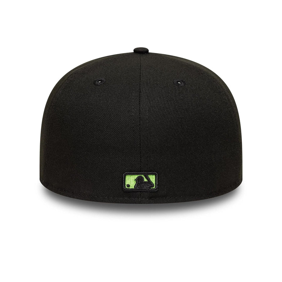 This is a New York Yankees MLB Spider Black 59FIFTY Fitted Cap 7