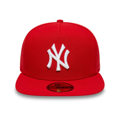 This is a New York Yankees MLB Red 59FIFTY A-Frame Fitted Cap 3