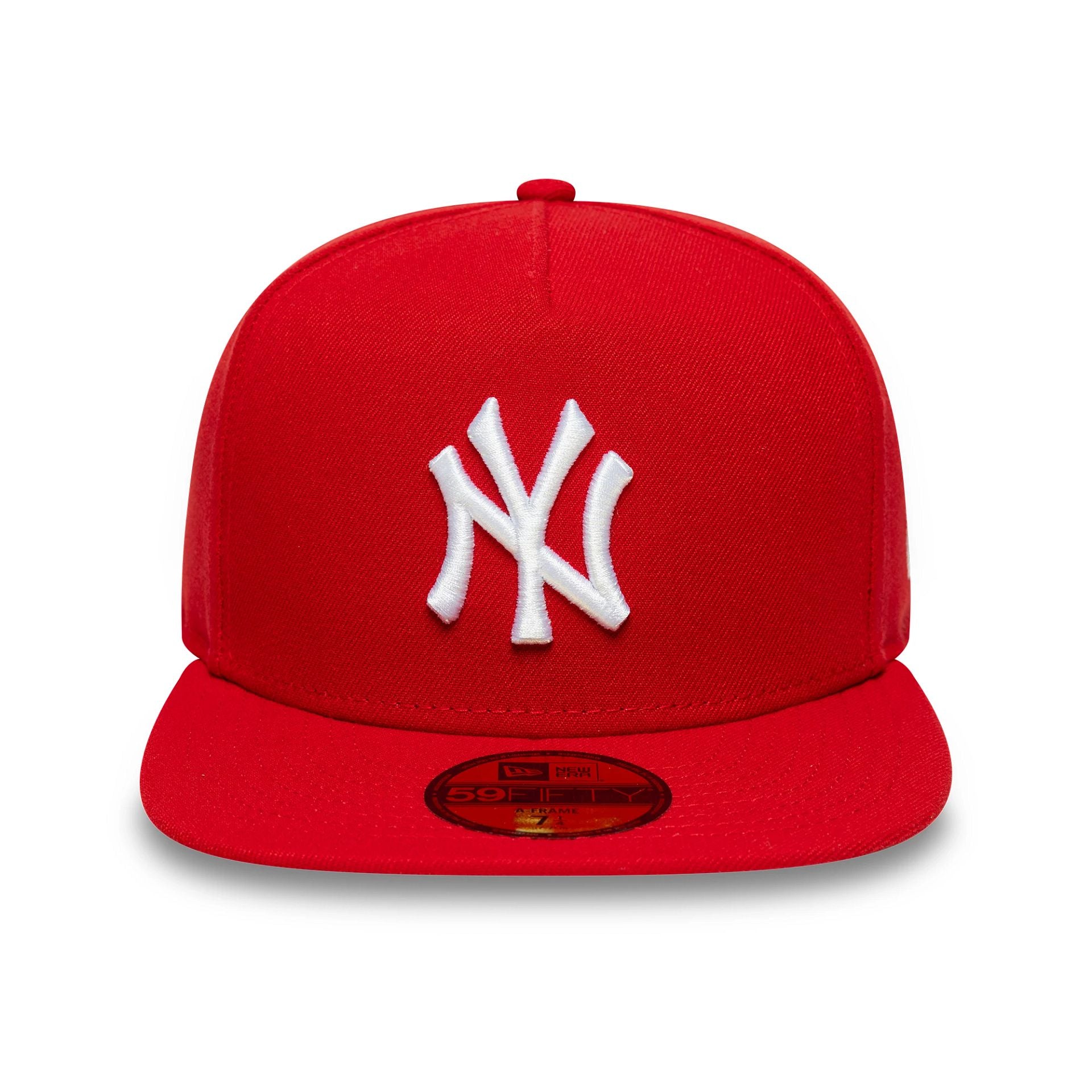 This is a New York Yankees MLB Red 59FIFTY A-Frame Fitted Cap 3