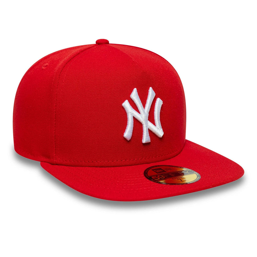 This is a New York Yankees MLB Red 59FIFTY A-Frame Fitted Cap 4