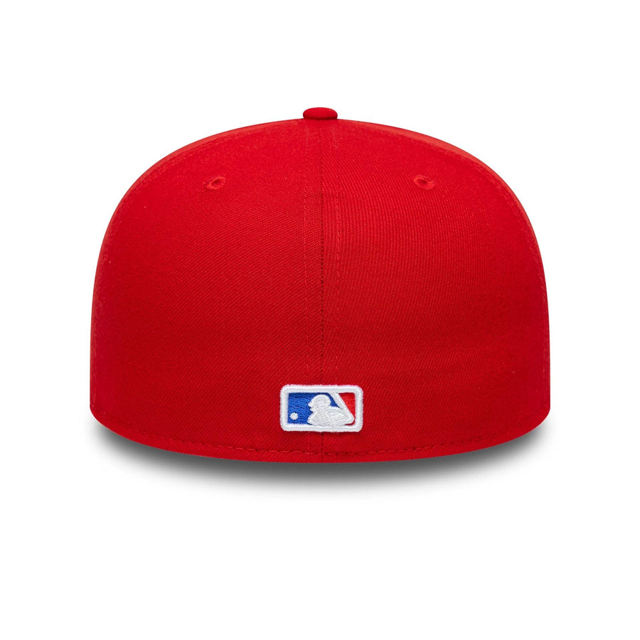 This is a New York Yankees MLB Red 59FIFTY A-Frame Fitted Cap 7