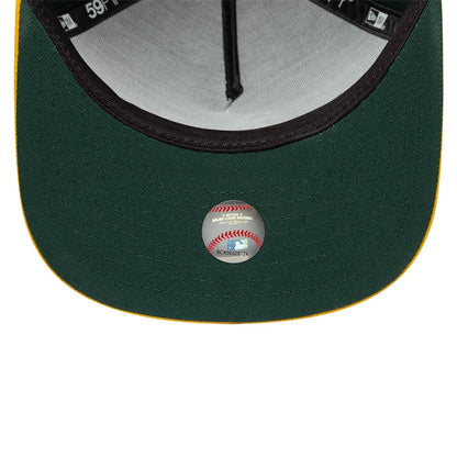 This is a Oakland Athletics Flat Dark Green 59FIFTY A-Frame Fitted Cap 7
