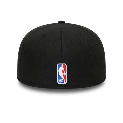This is a Chicago Bulls Flat Black 59FIFTY A-Frame Fitted Cap 5