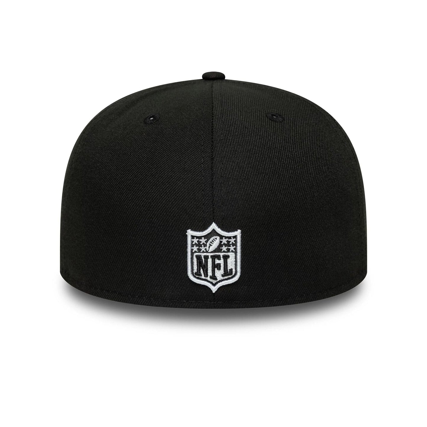 This is a Las Vegas Raiders Flat Black 59FIFTY A-Frame Fitted Cap 7